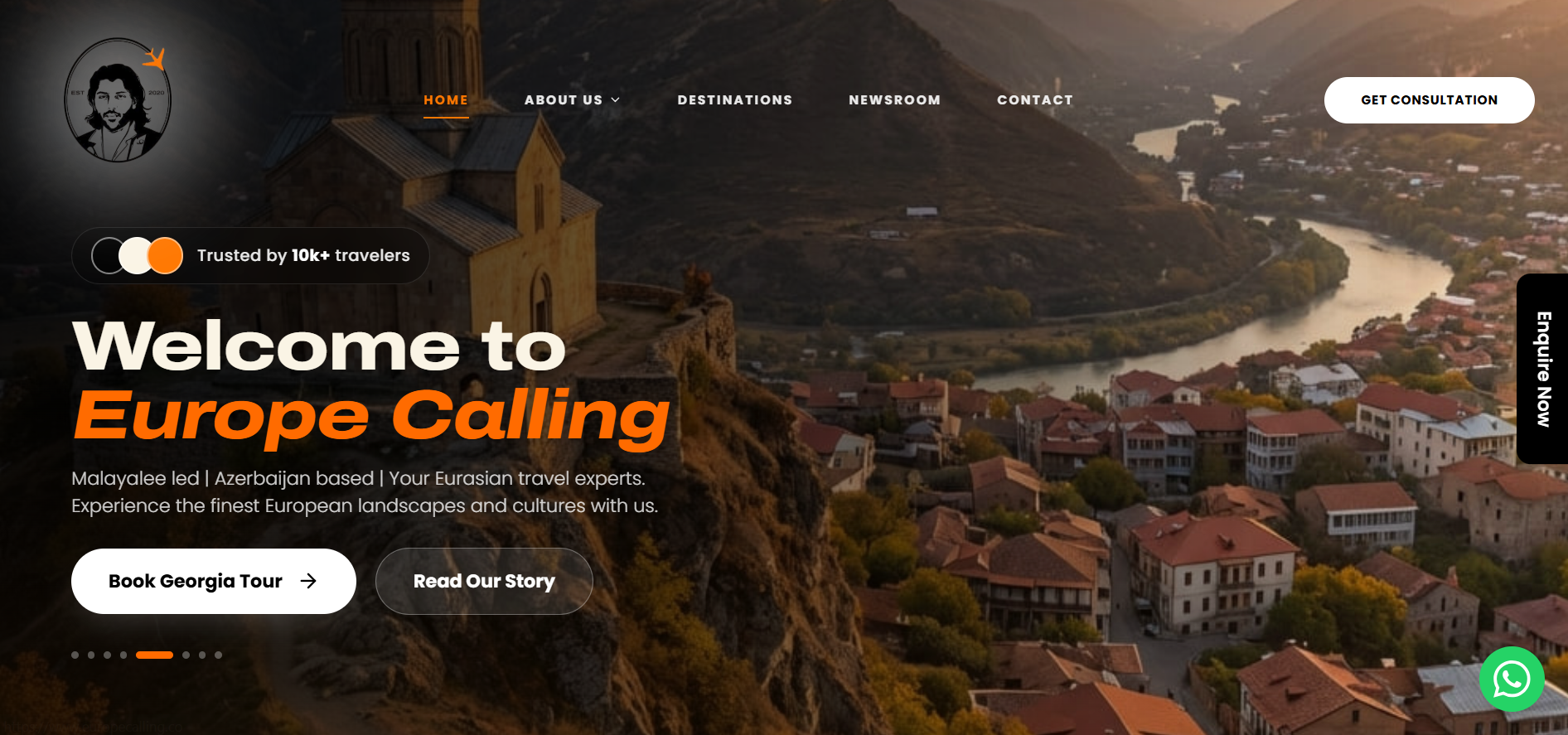Europecalling CRM — Hero