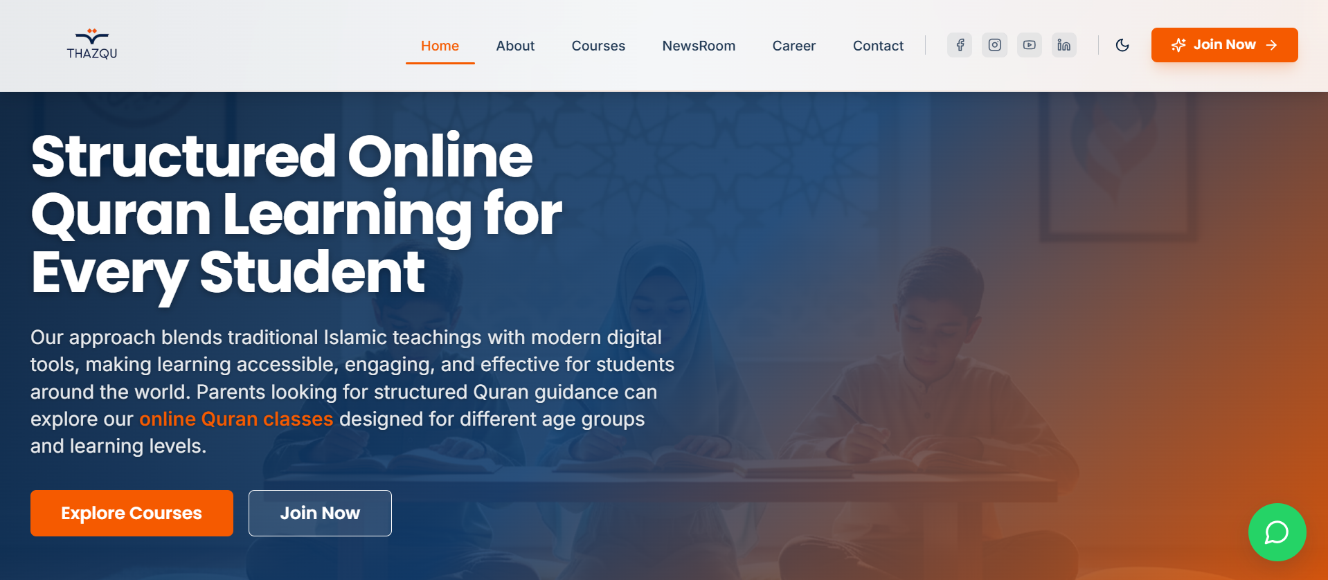 Thazqu Islamic Study — Hero